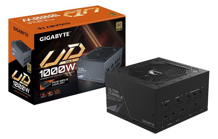 Gigabyte представила блок питания UD1000GM PG5 с новым 124-контактным разъёмом питания PCIe 5.0