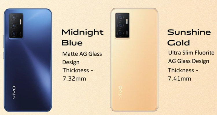 vivo v23e 5g blue colour