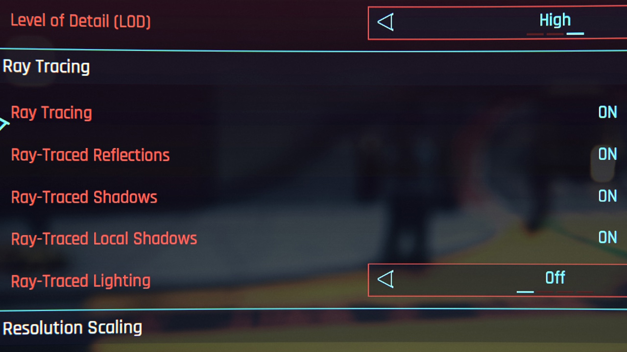Неанонсированный патч для Cyberpunk 2077 на ПК добавил настройки трассировки лучей