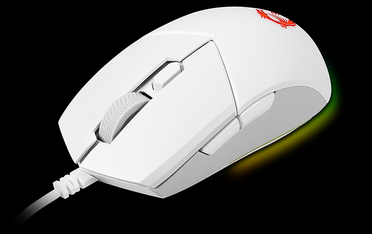 Предложение к 8 марта: игровая мышь MSI CLUTCH GM11 WHITE для начинающего геймера