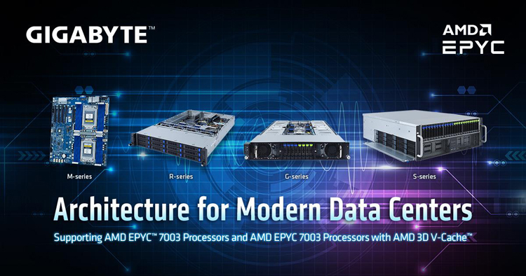 Gigabyte unveils new AMD EPYC Milan-X supported solutions