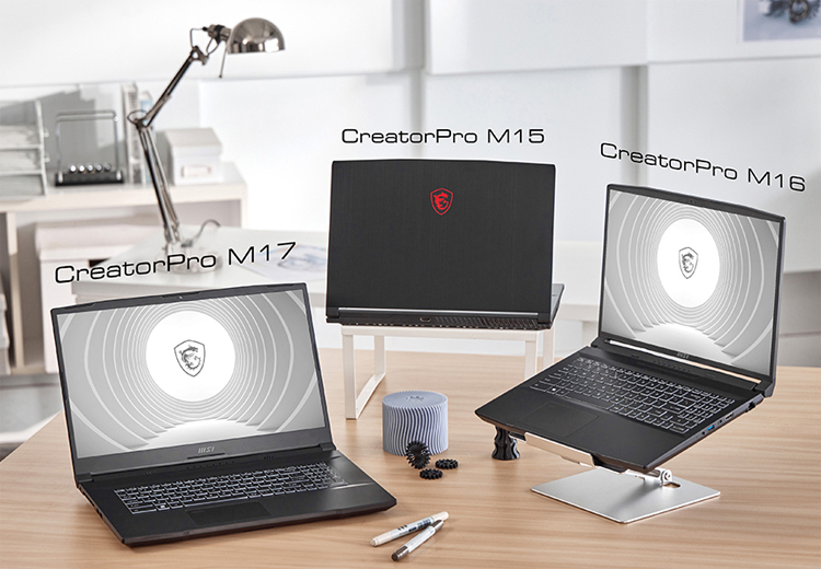 MSI представила ноутбуки CreatorPro M с экранами до 17,3