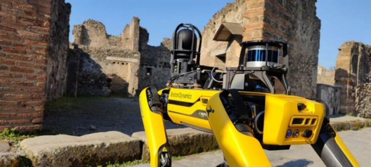 Робопёс Spot от Boston Dynamics будет патрулировать руины Помпей в поисках следов эрозии и мародёров"
