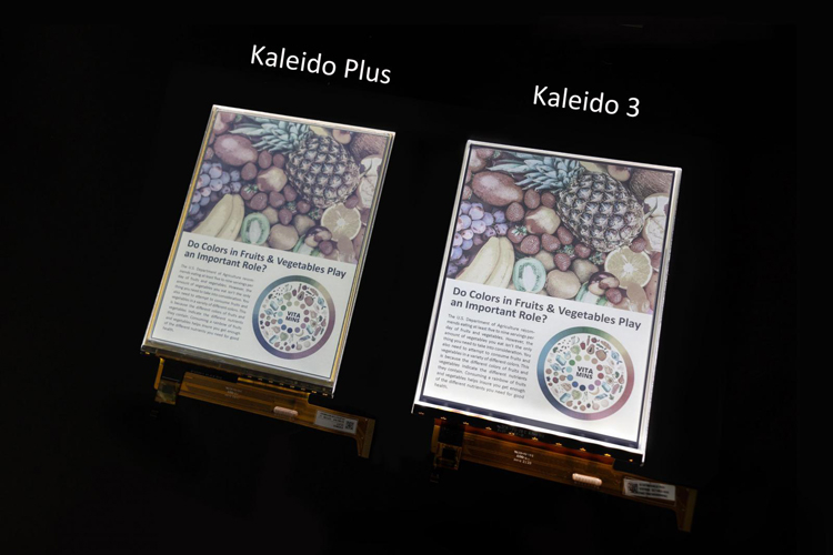 E Ink представила цветные дисплеи Kaleido 3 на основе электронной бумаги"