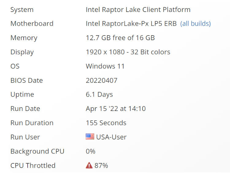 В бенчмарке замечен 14-ядерный мобильный чип Intel Raptor Lake-P 13 поколения — он быстрее предшественника"