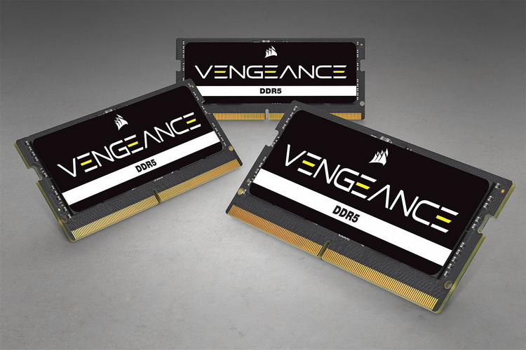Corsair представила комплекты памяти Vengeance DDR5-4800 SO-DIMM для новейших игровых ноутбуков