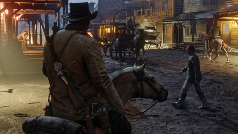 In the Wild West, you can't guess when you can be drawn into someone else's showdown