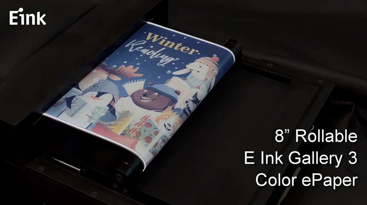 Представлена цветная электронная бумага E Ink Gallery 3 — более 50 000 оттенков, высокая скорость и гибкость
