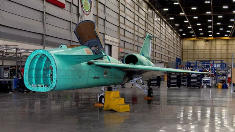 Lockheed Martin приступила к окончательной сборке «тихого» сверхзвукового самолёта NASA X-59"