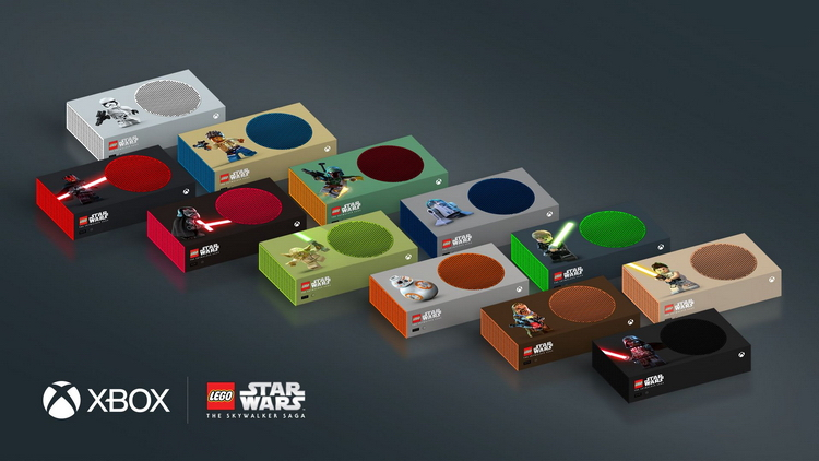 Microsoft разыграет 12 особенных Xbox Series S с персонажами LEGO Star Wars: The Skywalker Saga