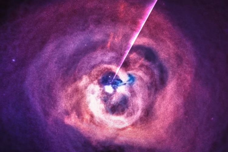 NASA опубликовало звучание чёрной дыры в созвездии Персей