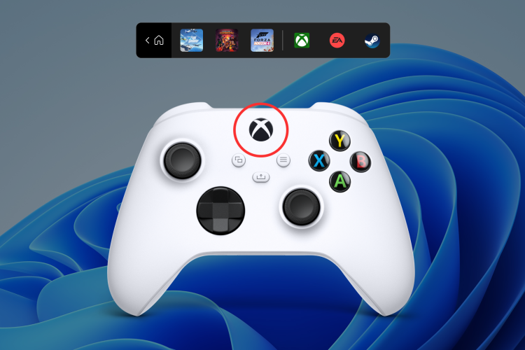 Панель Xbox Controller Bar для быстрого доступа к играм стала доступна в предварительных версиях Windows 11