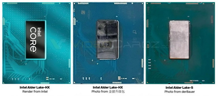  Процессоры Alder Lake с ядерной формулой 8P+8E. Источник изображения: VideoCardz 