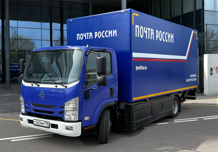«Почта России» начнёт перевозить посылки и письма по Москве на электрогрузовиках Drive Electro"