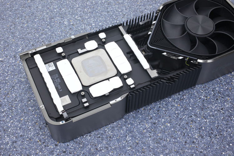   Cooling System GeForce RTX 3090 Ti Founders Edition.  Image Source: TechPowerUp 