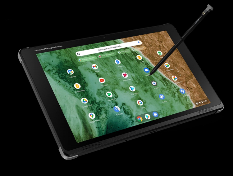 Состоялся дебют планшета на Chrome OS — Acer Tab 510 с опциональным 4G LTE и прочным корпусом