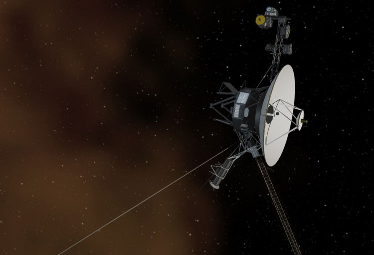  «Вояджер-1» в представлении художника. Источник изображения: NASA 
