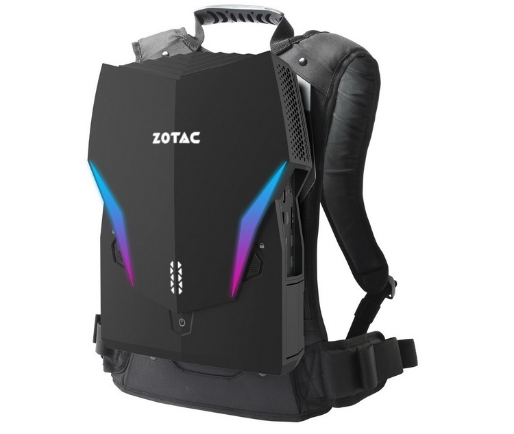 Zotac unveiled the VR GO 4.0 backpack computer based on Intel Tiger Lake and NVIDIA RTX A4500