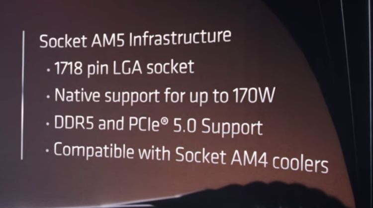 AMD had to apologize for the confusion with the TDP value for Socket AM5 - Ryzen 7000 can still consume more than 170W