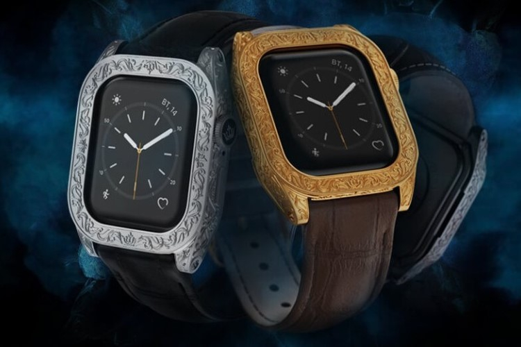 Российская Caviar выпустила эксклюзивные Apple Watch 7 в корпусах из белой бронзы, золота и титана