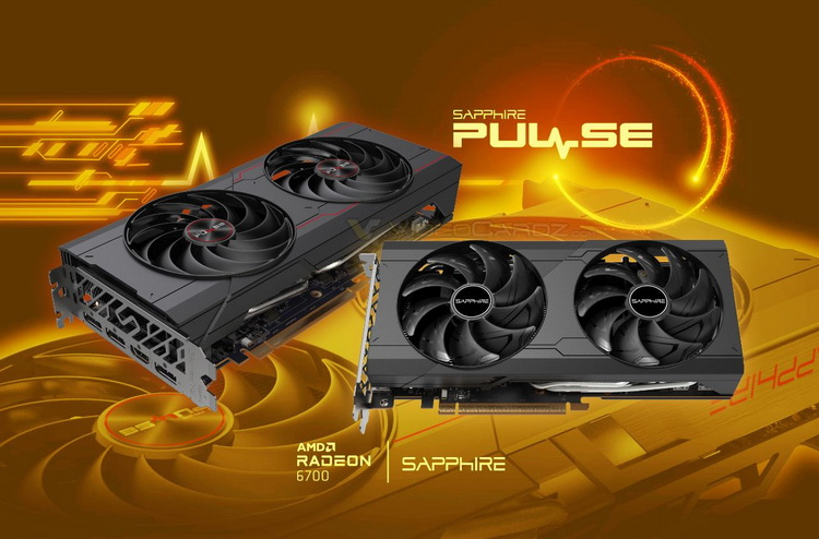 Sapphire unveiled the Radeon 6700 gaming graphics card - used to produce these for mining