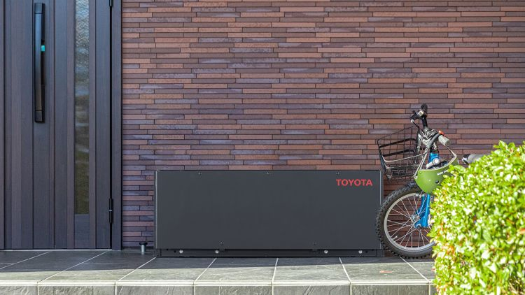 Toyota has unveiled a power storage system for home use