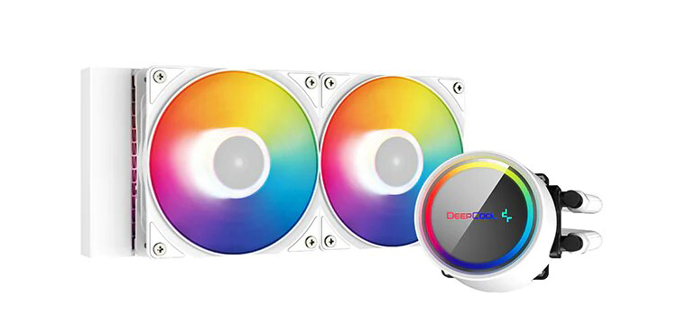 DeepCool announced the start of sales in Russia for the GAMMAXX L240/360 A-RGB WH in White