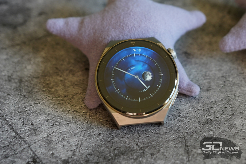   HUAWEI Watch GT3 Pro with unfastened strap 