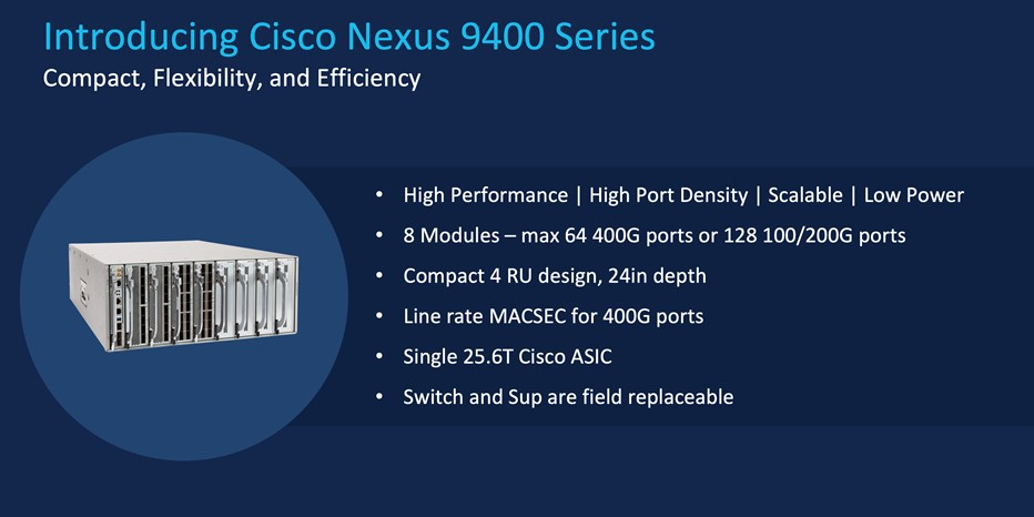 Cisco обновила коммутаторы Nexus 9000: активный переход на 400G и задел для 800G