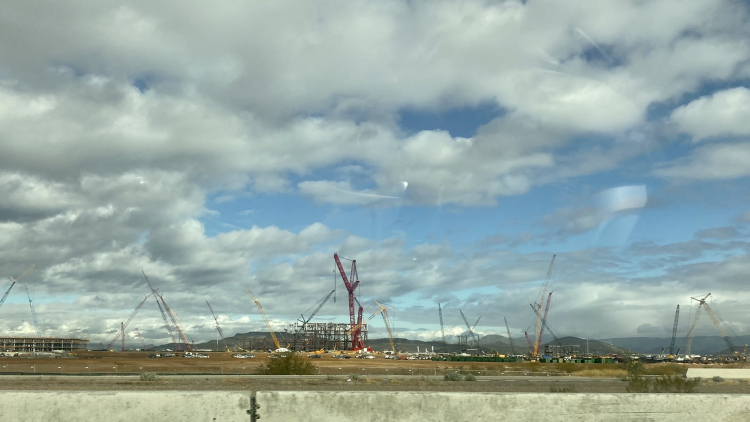  Стройка новой аризонской фабрики TSMC в декабре 2021-го. Источник: Matt Schrader / Twitter 