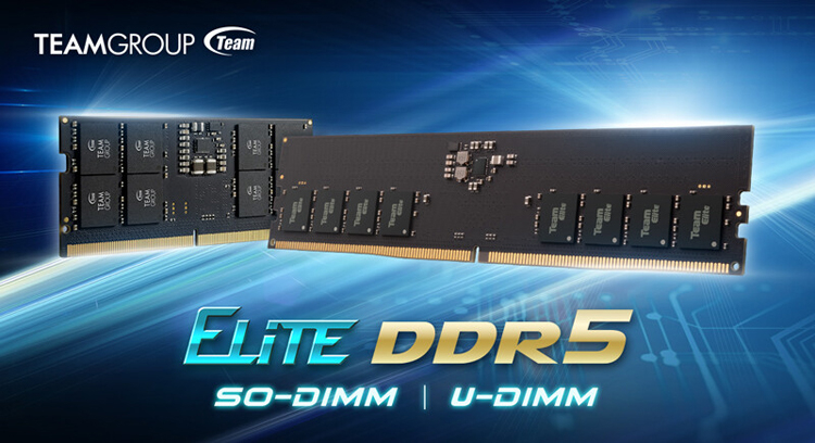 TeamGroup представила модули памяти DDR5 с частотой 5600 МГц для ноутбуков и ПК