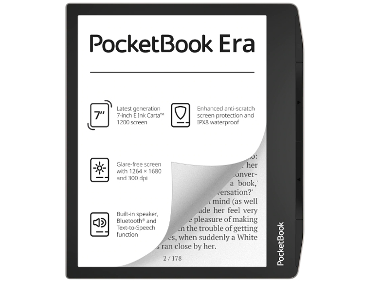 Ридер Pocketbook Era с сенсорным экраном получил водонепроницаемый корпус"