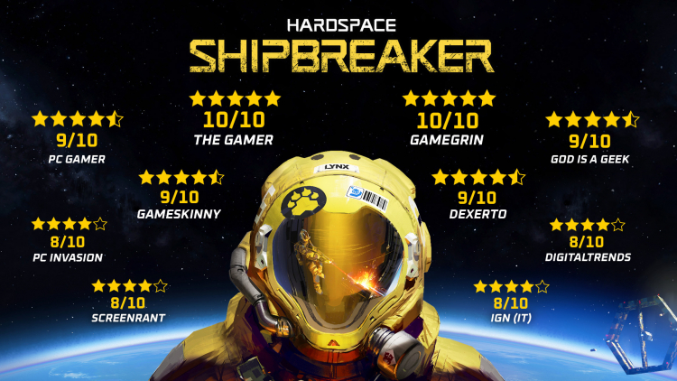  Hardspace: Shipbreaker попала в милость не только игрокам, но и критикам 