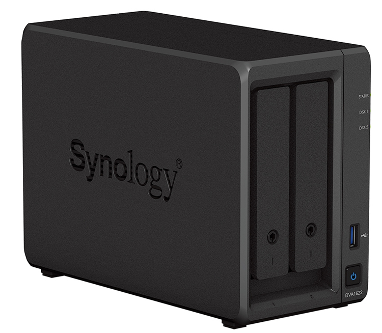 Synology выпустила DVA1622 — сетевое хранилище и ИИ для систем видеонаблюдения