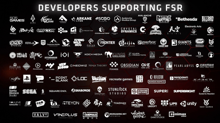  Разработчики, поддержавшие технологию AMD FSR 