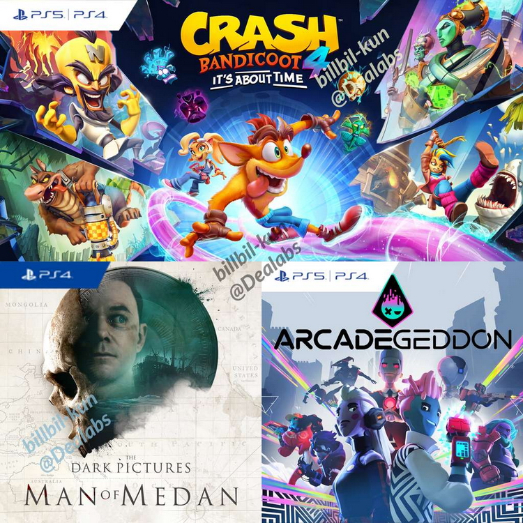 Слухи: в июльскую подборку PS Plus войдут Crash Bandicoot 4, Man of Medan и Arcadegeddon