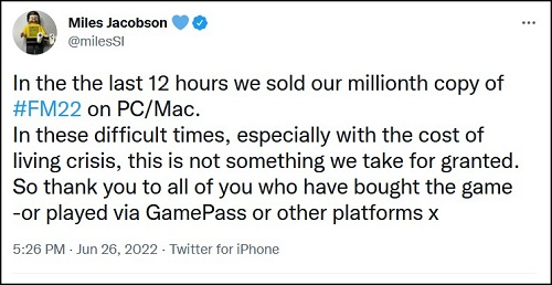 Стоимость Football Manager 2022 в Steam выросла более чем вдвое — до 6999 рублей