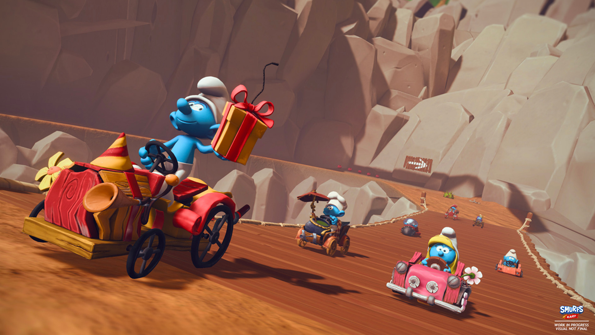 По мотивам вселенной смурфиков выйдет гоночная аркада в стиле Mario Kart 