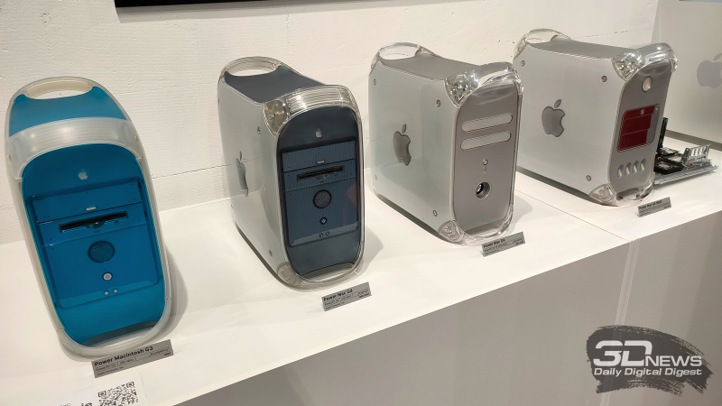  Крайний слева — Power Macintosh G3, остальные — Power Macintosh G4 