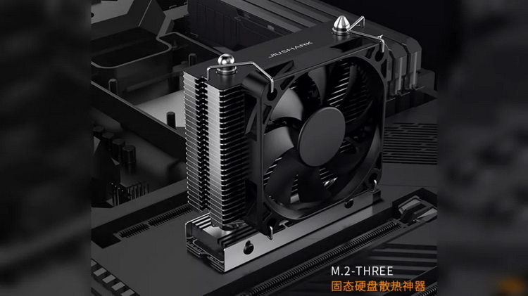 China has released a tower cooler for M.2 SSDs - it can more than halve the temperature