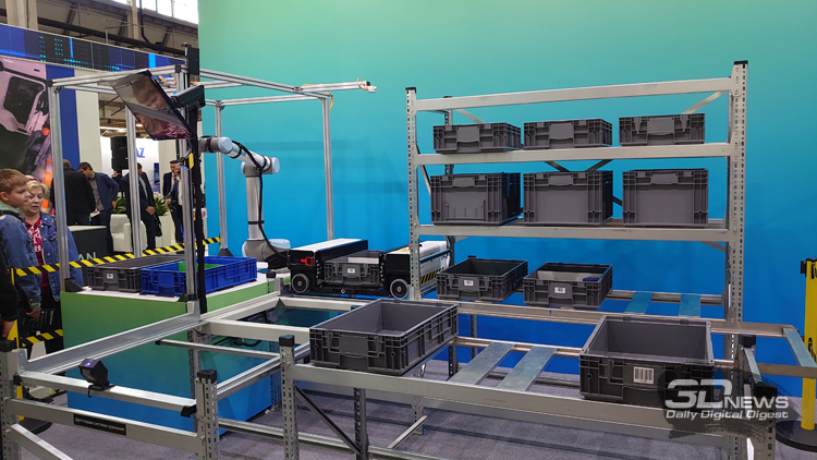 «Сбер» показал платформу SberShuttle для роботизации складов