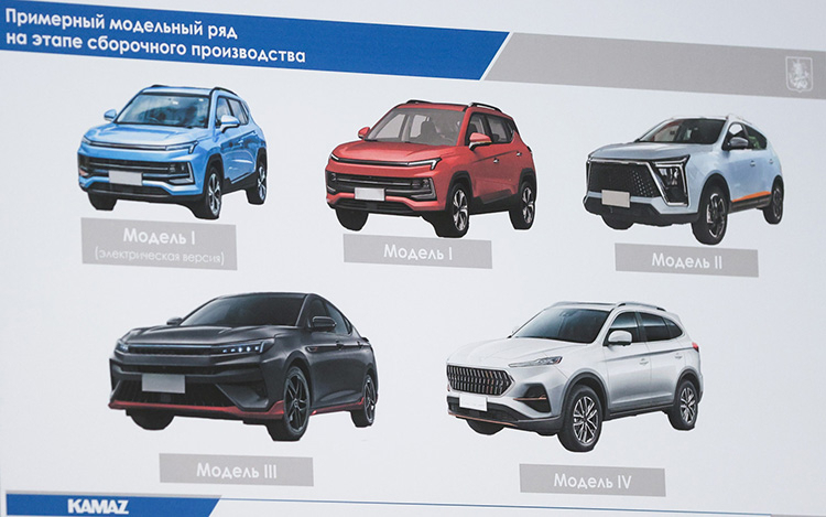 КАМАЗ: на днях был показан лишь пример дизайна будущих автомобилей Москвич  в реальности они могут выглядеть иначе