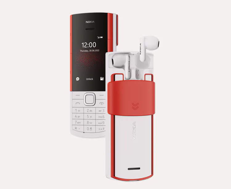 Представлен кнопочный телефон Nokia 5710 XpressAudio, внутри которого можно хранить беспроводные наушники