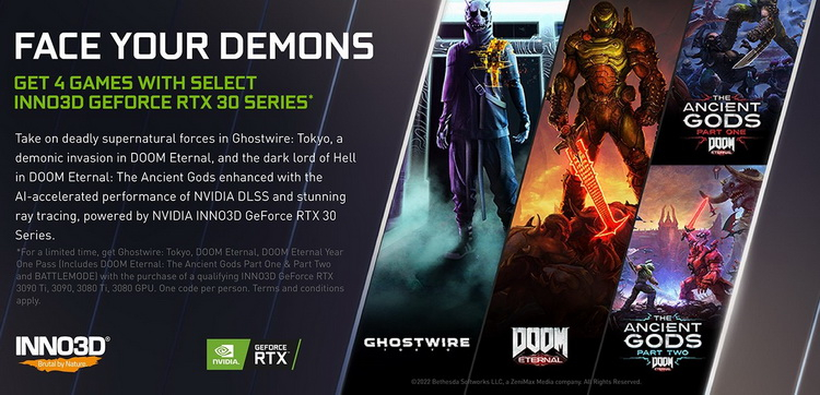 NVIDIA has started giving away games to buyers of senior GeForce RTX 30-series graphics cards