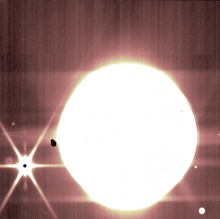 «Джеймс Уэбб» запечатлел Юпитер, его кольца и три спутника2