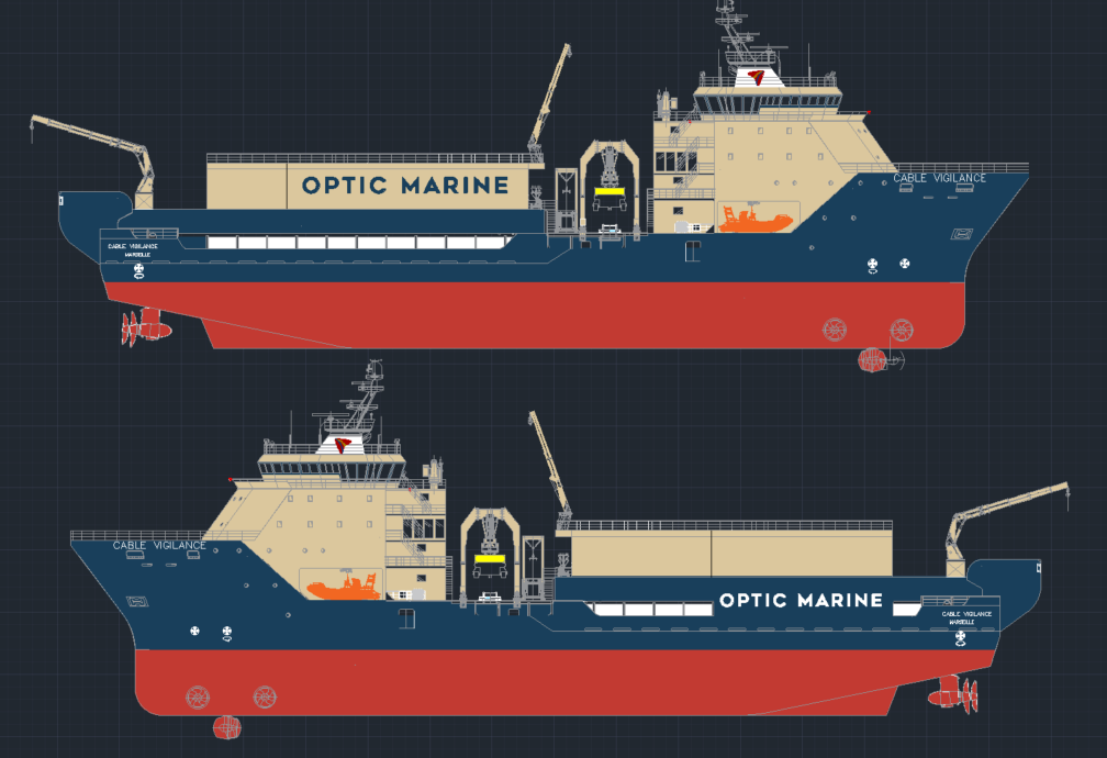 Optic Marine обзавелась новым кораблём для прокладки подводных кабелей