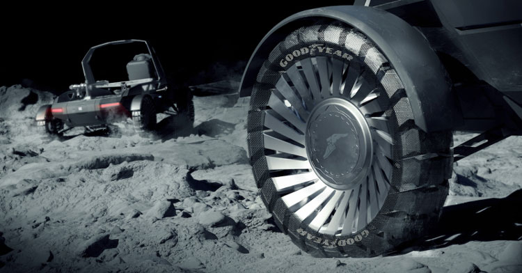 Goodyear присоединилась к проекту по разработке транспортного средства для передвижения по Луне