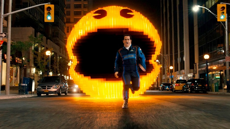  Pac-Man в фильме «Пиксели» (источник изображения: Columbia Pictures) 