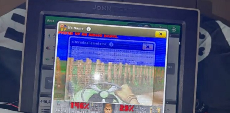 Участник Def Con запустил Doom на тракторе John Deere и получил рут-доступ к ограниченным функциям сельхозтехники