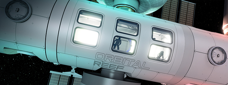 NASA одобрила проект коммерческой космической станции Orbital Reef, представленный Blue Origin